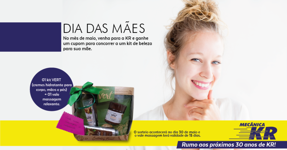 Promoção Dia das Mães da KR