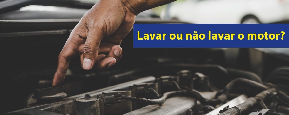 Lavar o motor ou não lavar